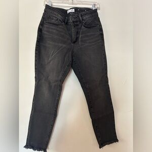 Loft Frayed Ankle Jeans
